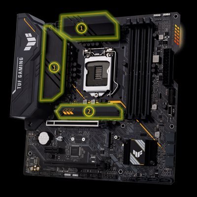maxsize(400x500) Asus TUF B560M Motherboard